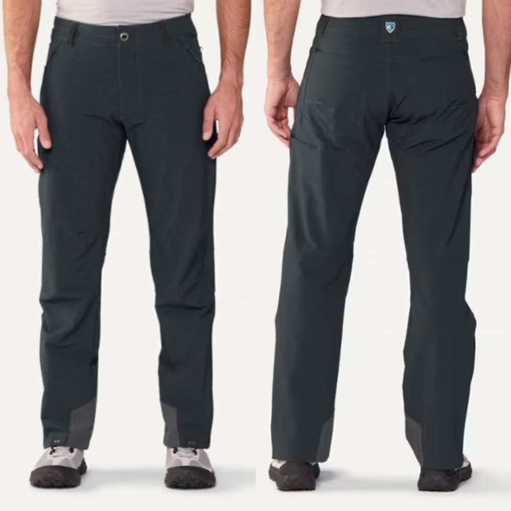 Kuhl Men's Klash Water-Repellent Abrasion-Resistant Pants, Gotham 34x32